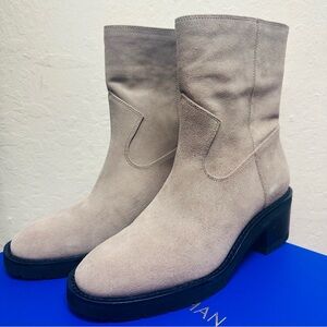 Stuart Weitzman Boulevard Moto Bootie
